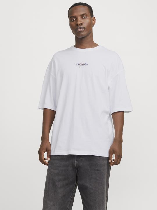 Actual product image Jack & Jones Jjecharge Graphic Tee O-N Styd Aw24 Ln (L)