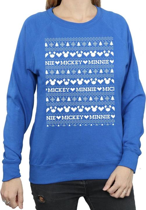 Produktbild Disney Mickey And Minnie Christmas Fair Isle Sweatshirt (XXL)