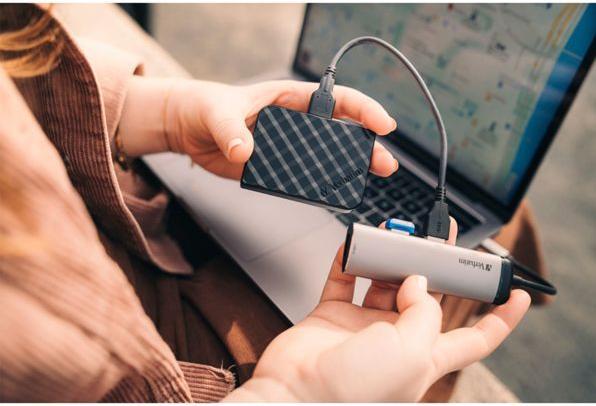 Actual product image Verbatim Multiport (USB-C, 4 Ports)