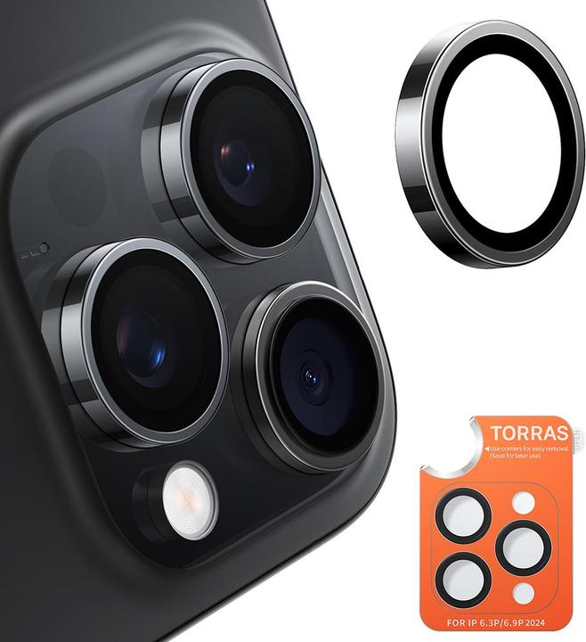 Immagine prodotto Torras Lensguard (1 Pezzo/i, Apple iPhone 16 Pro Max, Apple iPhone 16 Pro)