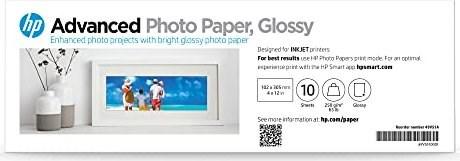 Actual product image HP Advanced Photo Paper 10 sheets (250 g/m², 101 x 305 mm, 10 x)