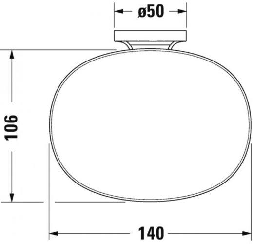 Immagine prodotto Duravit Portasapone Starck T, a parete, 009933