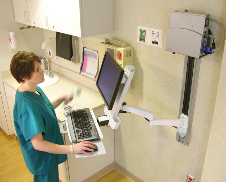 Produktbild Ergotron Combo Arm der Serie 200 (Wand, 24")
