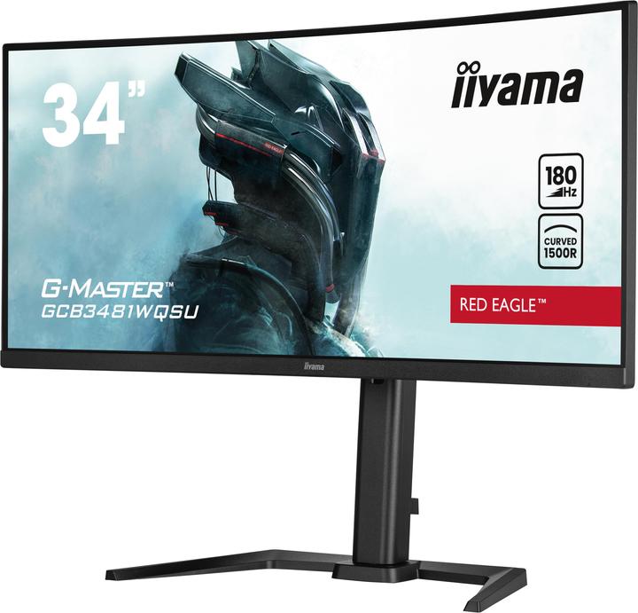 Produktbild iiyama 34" CURVED QHD 180Hz / HAS (3440 x 1440 Pixel, 34")