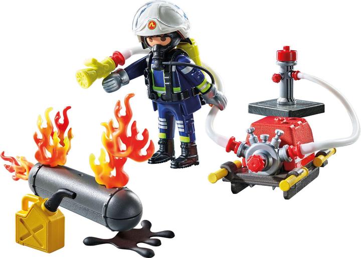 Actual product image Playmobil Löschung eines Gastanks (71826, Playmobil Action Heroes)