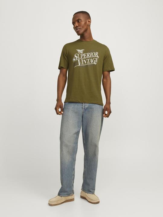 Actual product image Jack & Jones Printed round neck T-shirt T-shirt (M)