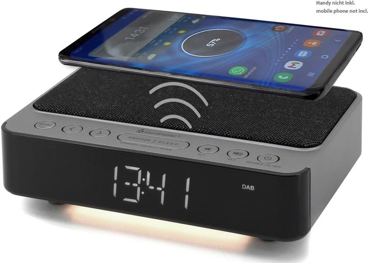 Actual product image Soundmaster Clock radio UR250AN Black