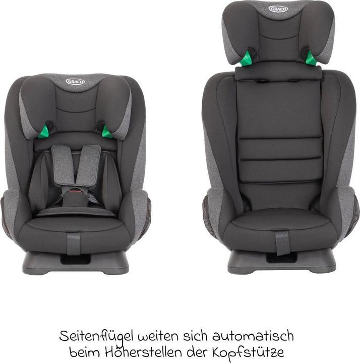 Actual product image Graco Kindersitze 9-36 kg Kindersitz FlexiGrow R129 ab 15 Monate - (Child seat, ECE R129/i-Size Standard)