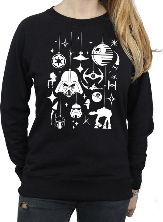 Immagine prodotto Star Wars Christmas Decorations Felpa Donna (XXL)