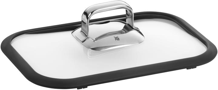 Produktbild WMF Topfdeckel 35x21,5cm Dampfgarer Glasdeckel Vitalis Compact Silikon Glas (Glas, Metall, Kunststoff)