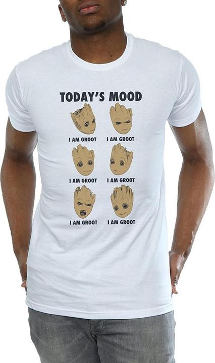 Image du produit Guardians of the Galaxy Mens Today's Mood Baby Groot Cotton T-Shirt (S)