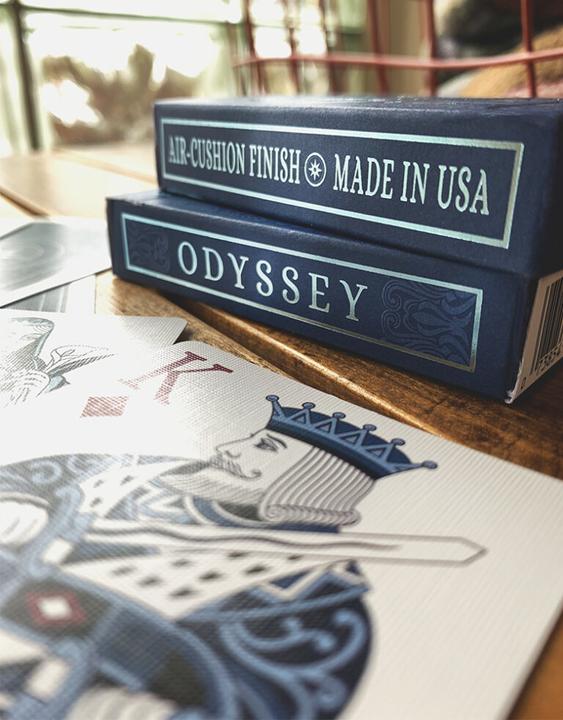 Actual product image Bicycle Odyssey cards (English)