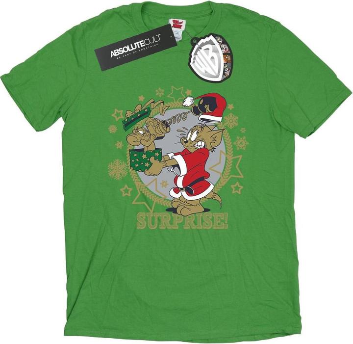 Tom & Jerry Christmas Surprise TShirt (M)