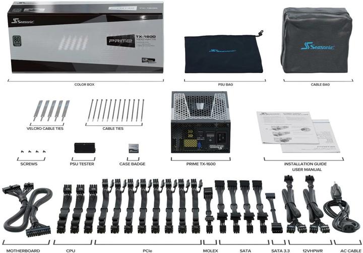 Immagine prodotto Seasonic PRIME TX-1600 (1600 W)