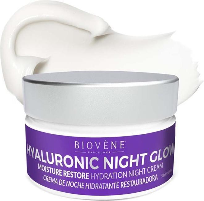 Image du produit Biovène Biovene Hyaluronic Night Glow Moisture Restore Hydration Night Cream 50ml (50 ml)