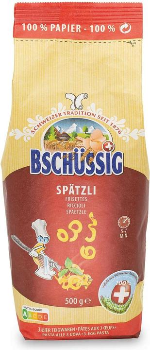 Image du produit Bschüssig Spätzli (500 g)