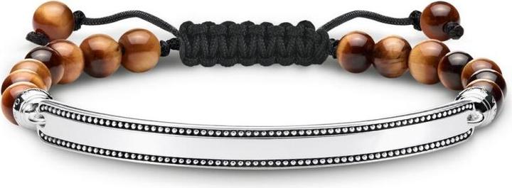 Actual product image Thomas Sabo Bracelet Brown (24 cm, Silver)