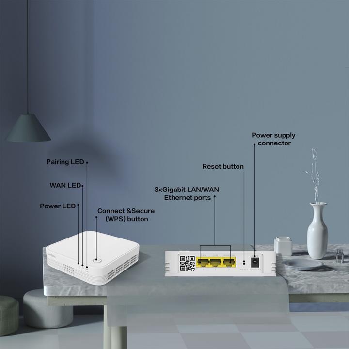 Immagine prodotto Strong Kit domestico Atria Wi-Fi Mesh 1200v2 (867 Mbit/s, 300 Mbit/s)