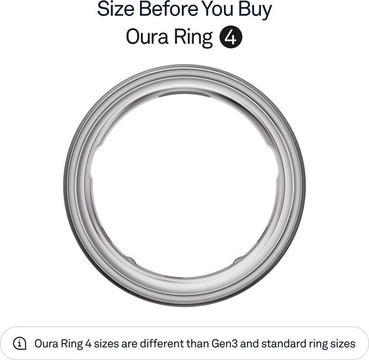 Produktbild Oura Ring 4 (10, Brushed Silver)