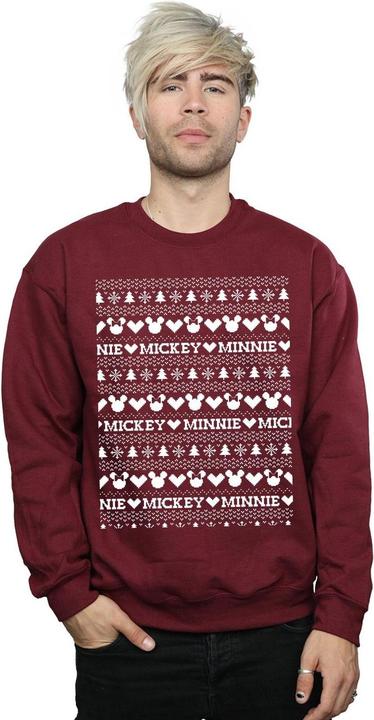 Produktbild Disney Mickey And Minnie Christmas Fair Isle Sweatshirt (L)