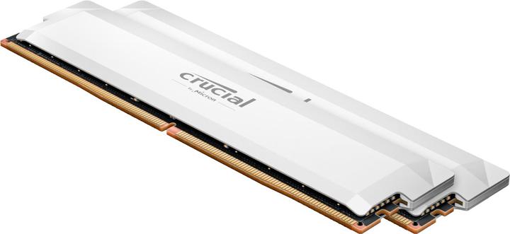 Crucial Pro DDR5-6000 Kit 32GB 2x16GB UDIMM white Overclocking (2 x 16GB, 6000 MHz, RAM DDR5, U-DIMM)