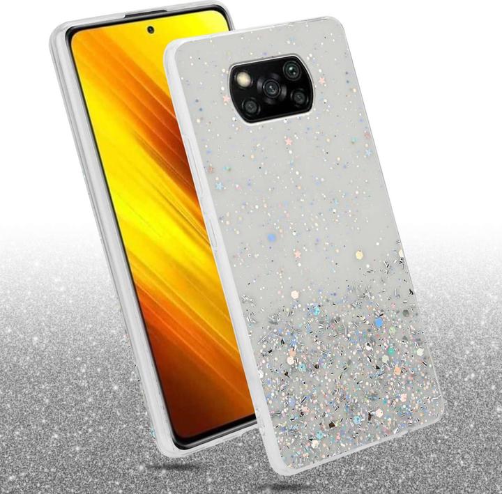 Immagine prodotto Cadorabo Custodia per Xiaomi POCO X3 NFC TPU funkelnder Glitter (Xiaomi Poco X3 NFC)