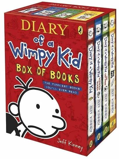 Diary of a Wimpy Kid Box of Books (English, Jeff Kinney., 2011)