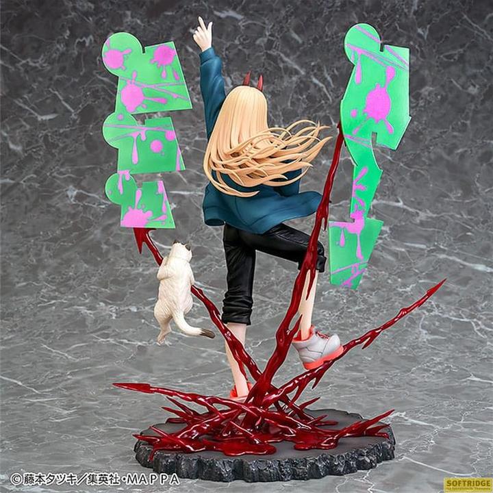 Actual product image Phat! Chainsaw Man statuette PVC 1/7 Power 31 cm