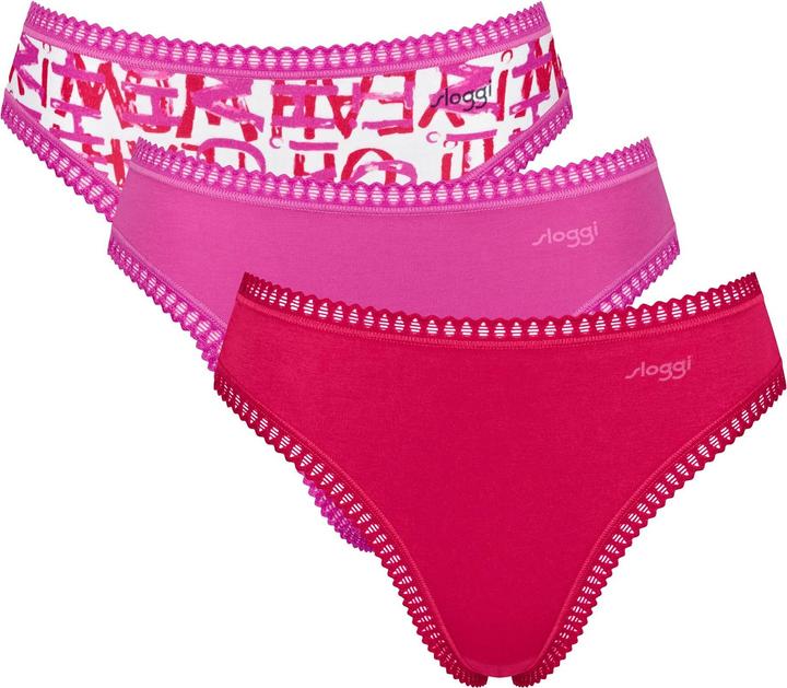 Produktbild Sloggi Slip Casual Bequem sitzend GO Crush High leg C3P (XL)