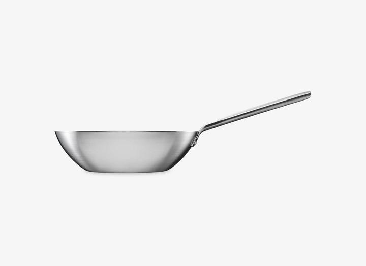Actual product image Fiskars Norden Steel Wok, 28cm, uncoated (28 cm, Wok, Stainless steel)