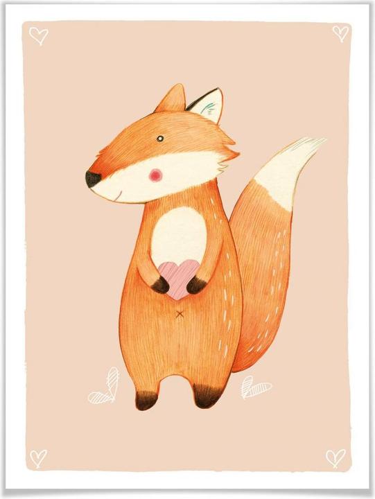 Produktbild Trenddeko Loske - Fuchs (30 x 24 cm)