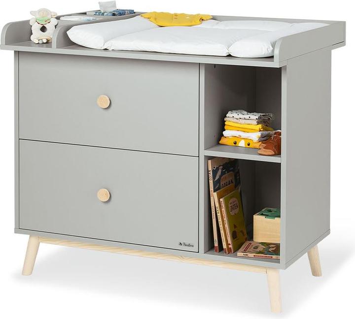 Image du produit Pinolino Set de chambre d'enfant 'Dusk' large, 2 pcs. (Lit de bébé, Unité de changement)