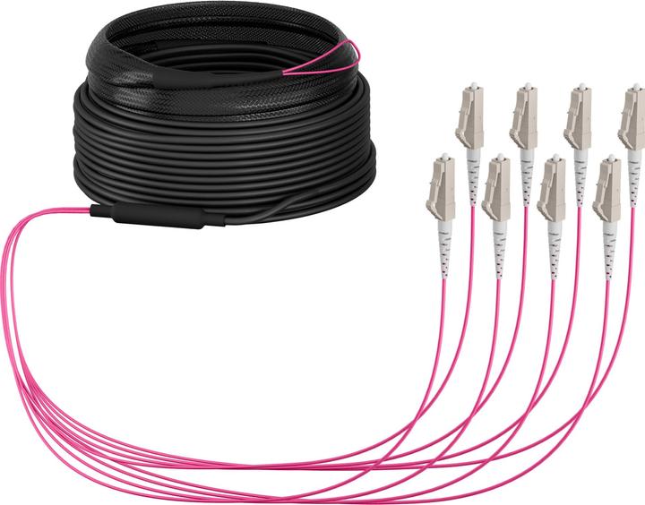 Actual product image EFB Elektronik Trunk cable U-DQ ZN BH OM4 8G 1x8 LC-LC 10m Dca LSZH (10 m)