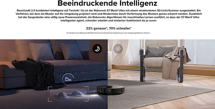 Immagine prodotto Roborock S7 MaxV Ultra (Robot aspirapolvere)