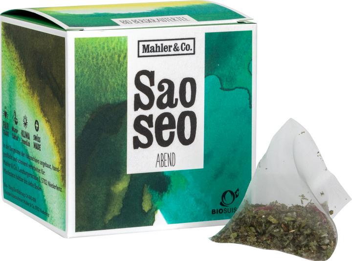 Actual product image Mahler & Co. Mountain herbal tea Saoseo evening
