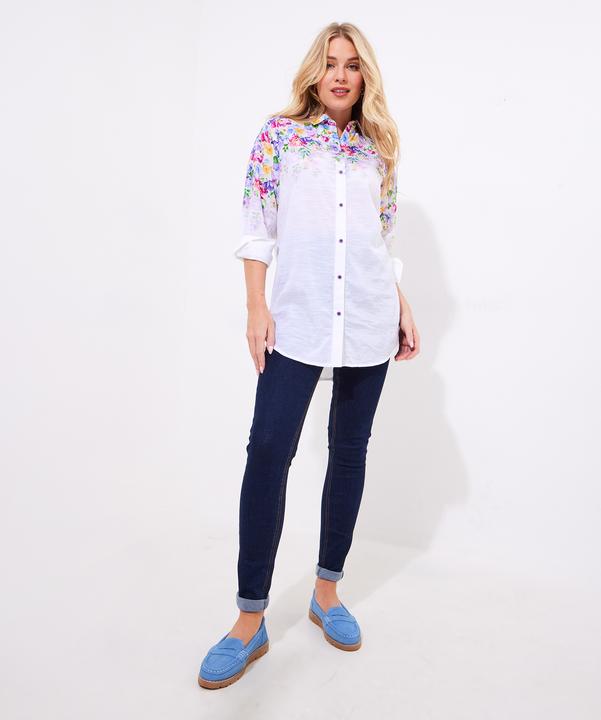 Actual product image Joe Browns Floral Longline Blouse (46)