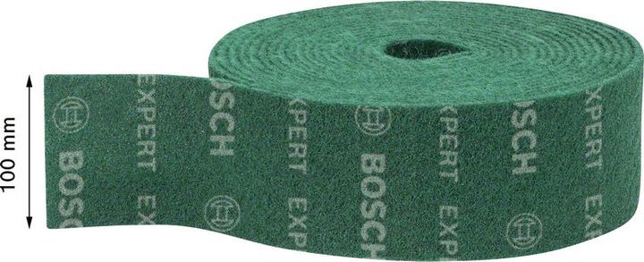 Image du produit Bosch Professional Zubehör Expert N880 Rouleau de non-tissé pour ponçage manuel, 115 mm x10 m, nettoyage, 10 pces.
