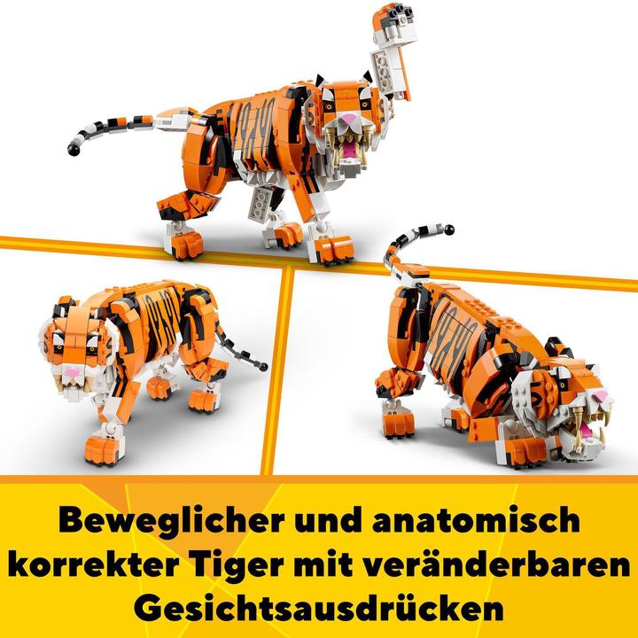 Image du produit LEGO Tigre majestueux (31129, LEGO Creator 3-in-1)