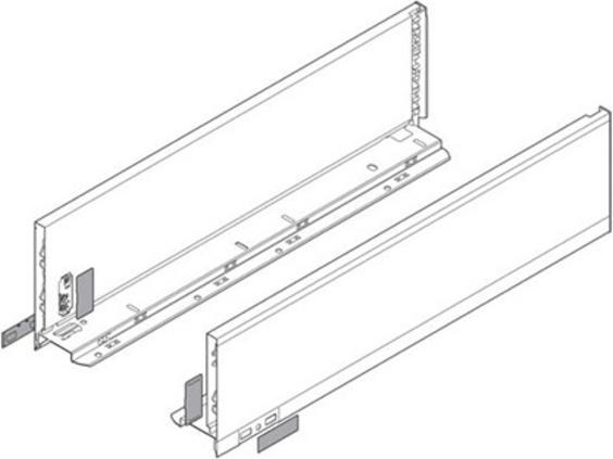 Actual product image Blum Flexible drawer sets LEGRABOX pure K, silk white