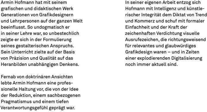 Nährwerte und Zutaten Armin Hofmann. Reduktion. Ethik. Didaktik (Deutsch, Matthias Hofmann, 2024)