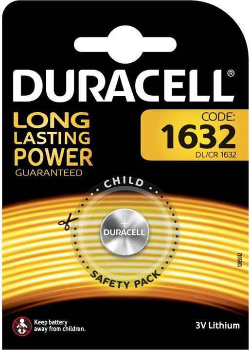 Immagine prodotto Duracell Elettronica (1 pz., CR1632, 135 mAh)