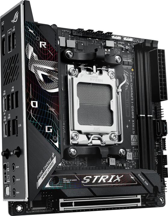 Immagine prodotto ASUS ROG STRIX B850-I GAMING WIFI (AM5, AMD B850, Mini-ITX)