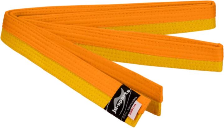 Ju-Sports Budogürtel gelb/orange (halb/halb)