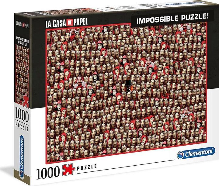 Image du produit Clementoni La casa de papel: Masques - Dali (1000 piéces) (1000 pièces)