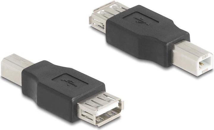 Image du produit Delock Adaptateur USB 2.0 USB type B mâle vers USB type A femelle (USB 2.0)