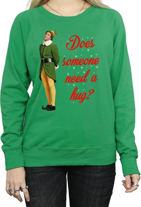 Actual product image Elf Womens/Ladies Hug Buddy Sweatshirt (XXL)