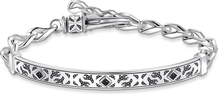 Produktbild Thomas Sabo Armband Rebel at heart (21 cm, Leder, 925er Silber)