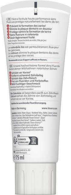 Image du produit Lavera Dentifrice Kids sans fluor TB 75 ml (75 ml)