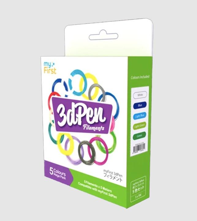 Image du produit myFirst 3D Pen Filler 5 Color Pack (PCL, 1.75 mm, 114 g, Multicolore)