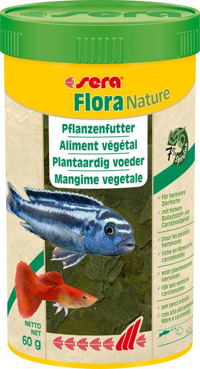 Immagine prodotto Sera Mangime per piante Flora Nature 250 ml (Pesce ornamentale, 250 ml)